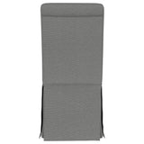 Shawna Upholstered Skirted Dining Chair Light Grey (Set of 2) -  Coaster Furniture