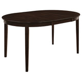 Dining Table - Gabriel Oval Dining Table Cappuccino