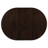 Dining Table - Gabriel Oval Dining Table Cappuccino