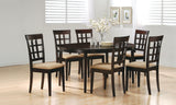 Dining Table - Gabriel Oval Dining Table Cappuccino