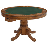 Mitchell 5 - piece Game Table Set Amber and Brown - 100951 - S5 - image - 5