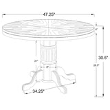 Game Table - Mitchell 3-in-1 Game Table Amber