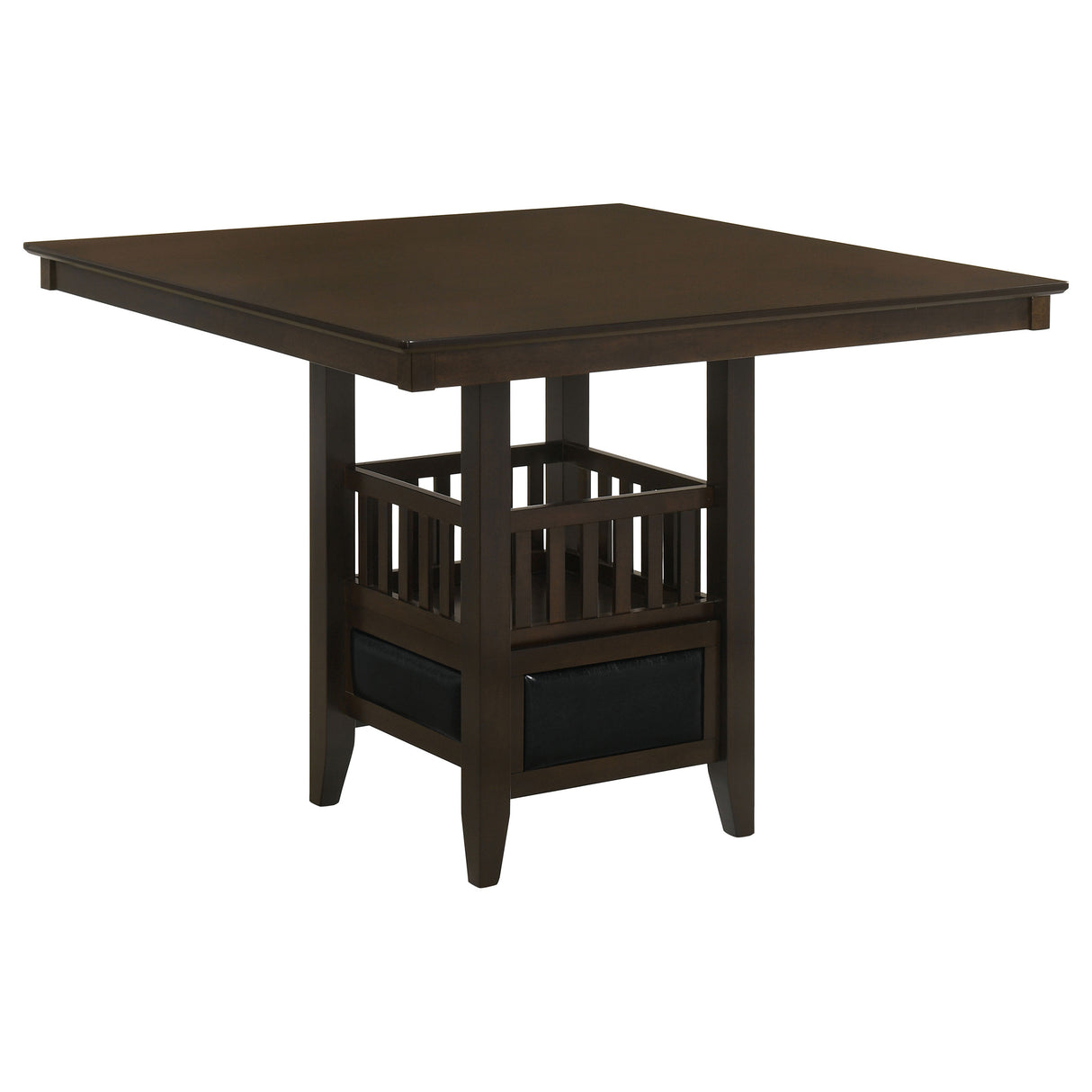 Counter Height Dining Table - Jaden Square Counter Height Table with Storage Espresso