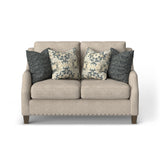 Gianna Fabric Loveseat With Nailhead Trim | Flexsteel
