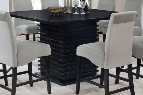 Counter Height Dining Table - Stanton Square Counter Table Black