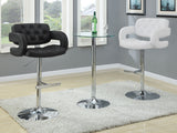 Brandi Adjustable Bar Stool Black and Chrome | Coaster - 102555 - Home Elegance USA - 12