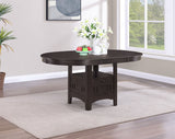 Dining Table - Lavon Dining Table with Storage Espresso