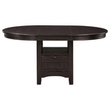 Dining Table - Lavon Dining Table with Storage Espresso