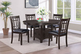 Dining Table - Lavon Dining Table with Storage Espresso