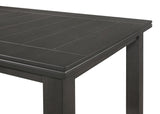 Dalila Rectangular Plank Top Dining Table Dark Grey | Coaster | Home Elegance USA