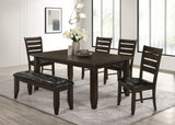 Dining Table - Dalila Rectangular Dining Table Cappuccino