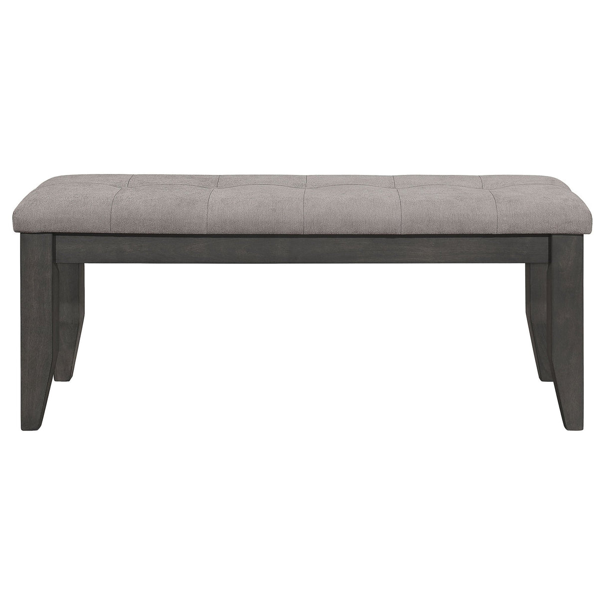 Dalila Padded Cushion Bench Grey and Dark Grey | Coaster - 102723GRY - Home Elegance USA - 3