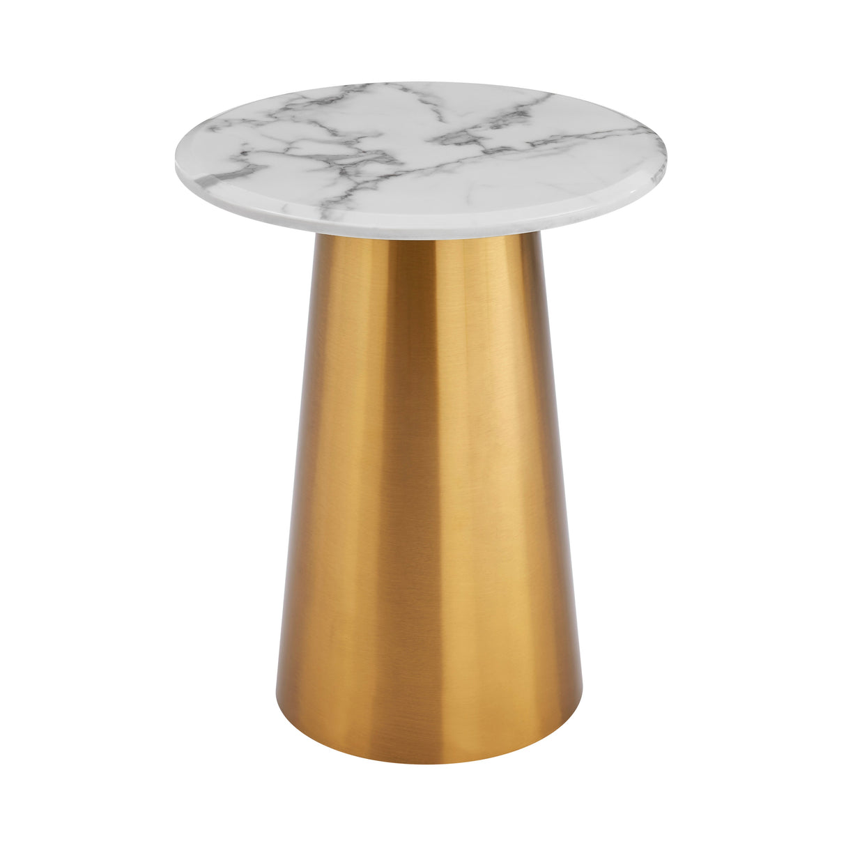 Gilded Opulence Coffee Table Set // Gold and White Marble  | Finesse - Home Elegance USA