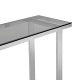 Monolith Chic Marble Console Table // Black  | Finesse - Home Elegance USA