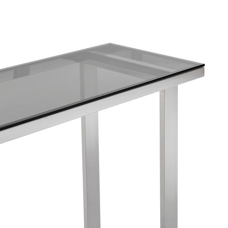 Monolith Chic Marble Console Table // Black  | Finesse - Home Elegance USA