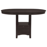 Counter Height Dining Table - Lavon Oval Counter Height Table Espresso