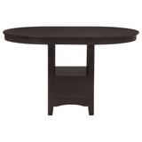 Counter Height Dining Table - Lavon Oval Counter Height Table Espresso