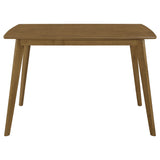 Dining Table - Kersey Dining Table with Angled Legs Chestnut