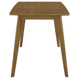 Dining Table - Kersey Dining Table with Angled Legs Chestnut