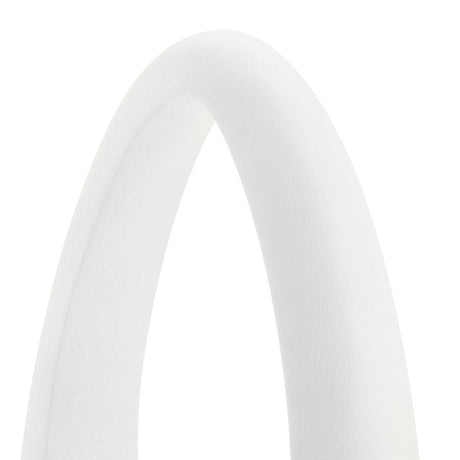 Mandolin Small Floor Vase Sculpture // Frosted White  | Finesse - Home Elegance USA