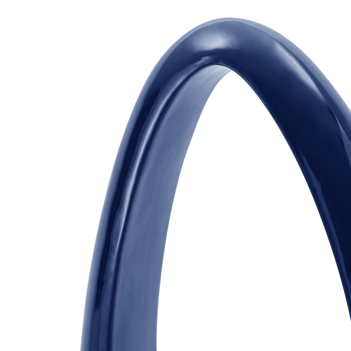 Mandolin Large Floor Vase Sculpture // Glossy Blue  | Finesse - Home Elegance USA