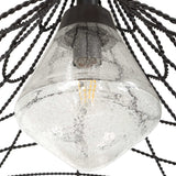 Whirlwind 1 Light Indoor-Outdoor Pendant Dark Bronze - Black by Uttermost - View 9