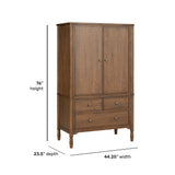 Azalea Armoire - Walnut | Flexsteel