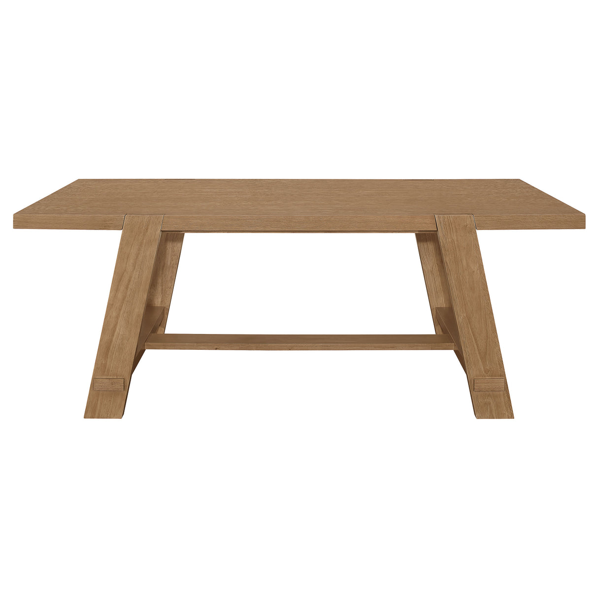 Dining Table - Sharon Rectangular Trestle Base Dining Table Blue and Brown