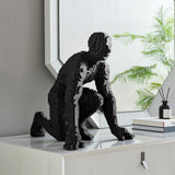 Pixel Running Man  // Matte Black  | Finesse - Home Elegance USA