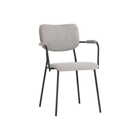 Cullen Dining Armchair - Polo Club Stone | Sunpan | Home Elegance USA