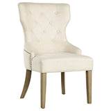 Baney Tufted Upholstered Dining Chair Beige | Coaster | Home Elegance USA