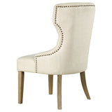 Baney Tufted Upholstered Dining Chair Beige | Coaster | Home Elegance USA