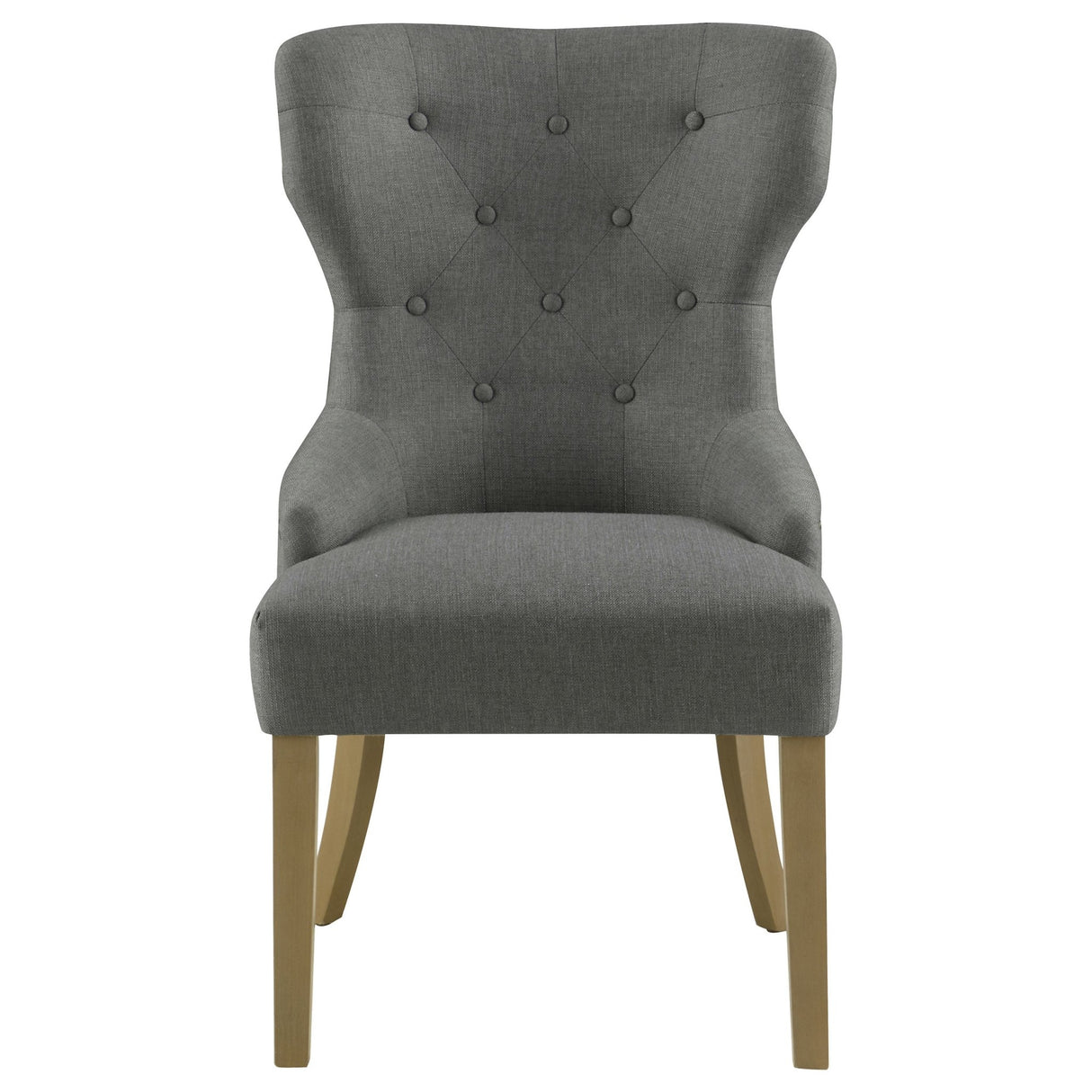 Baney Tufted Upholstered Dining Chair Grey | Coaster | Home Elegance USA