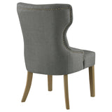 Baney Tufted Upholstered Dining Chair Grey | Coaster | Home Elegance USA