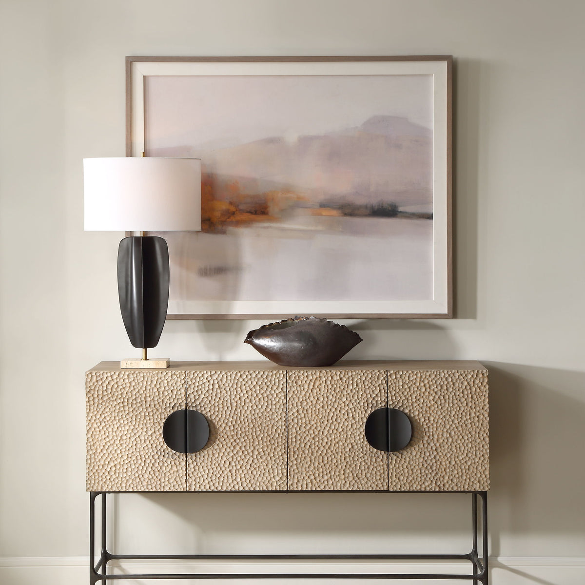 Memory Of The West Landscape Print - Gray by Uttermost - View 2