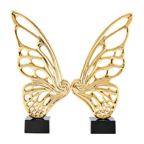 Butterfly Wings Sculpture // Gold  | Finesse - sold by Home Elegance USA