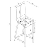 Tolbert 5 - piece Bar Set with Acrylic Chairs Clear and Chrome - 104873 - S5 - image - 7