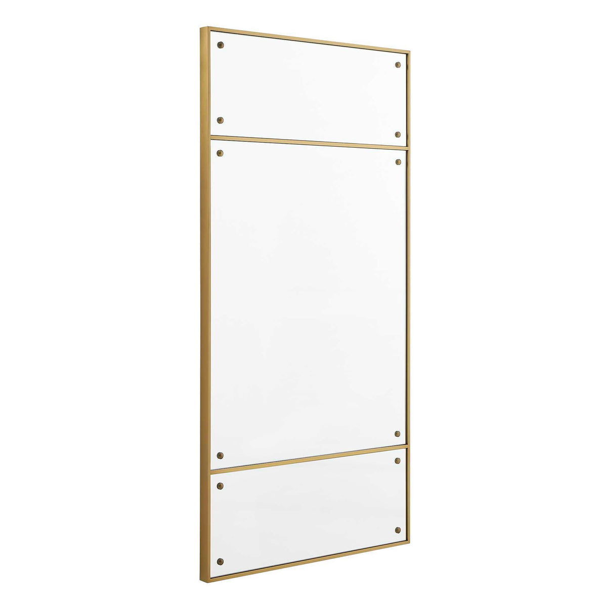 Wrenton Rectangular Mirror Brass - Gold by Uttermost - View 4