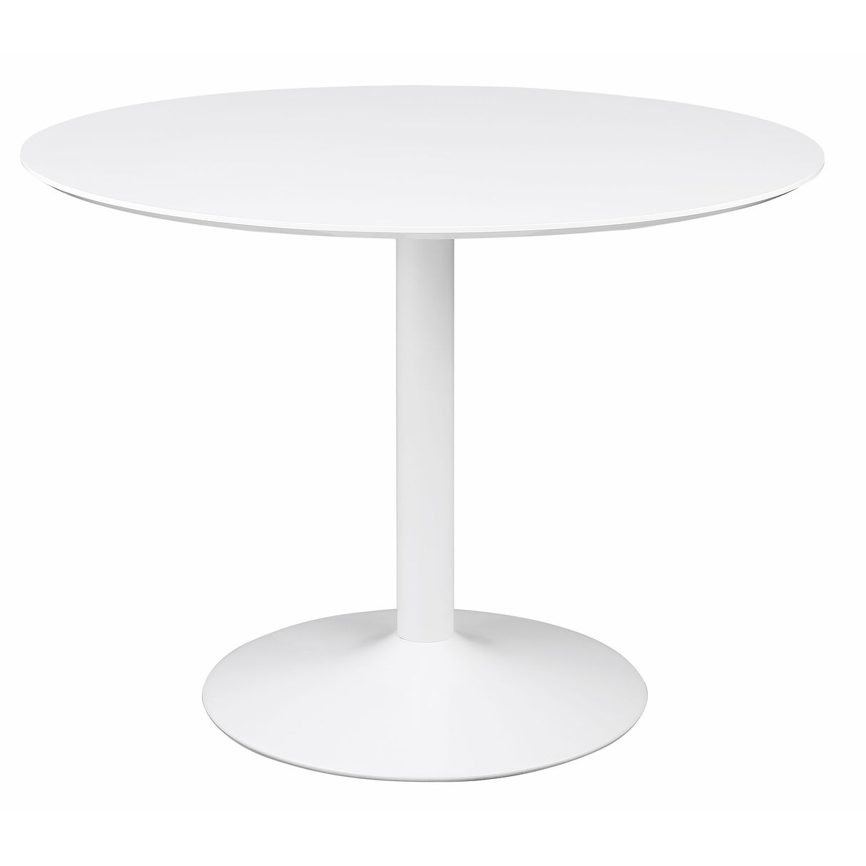 Lowry 5 - piece Round Dining Set Tulip Table with Eiffel Chairs White - 105261 - S5W - image - 2