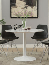 Dining Table - Lowry Round Dining Table White