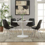 Dining Table - Lowry Round Dining Table White