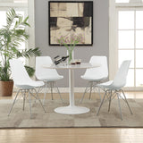 Dining Table - Lowry Round Dining Table White