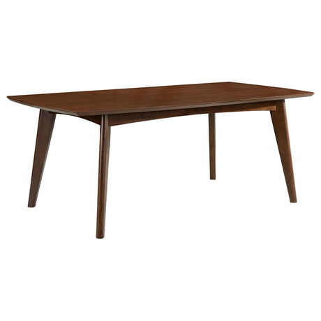 Dining Table - Malone Rectangular Dining Table Dark Walnut