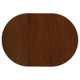 Dining Table - Jedda Oval Dining Table Dark Walnut