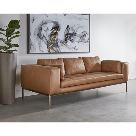 Masculine Sofa Collection – Leather Upholstered Sectional | SUNPAN