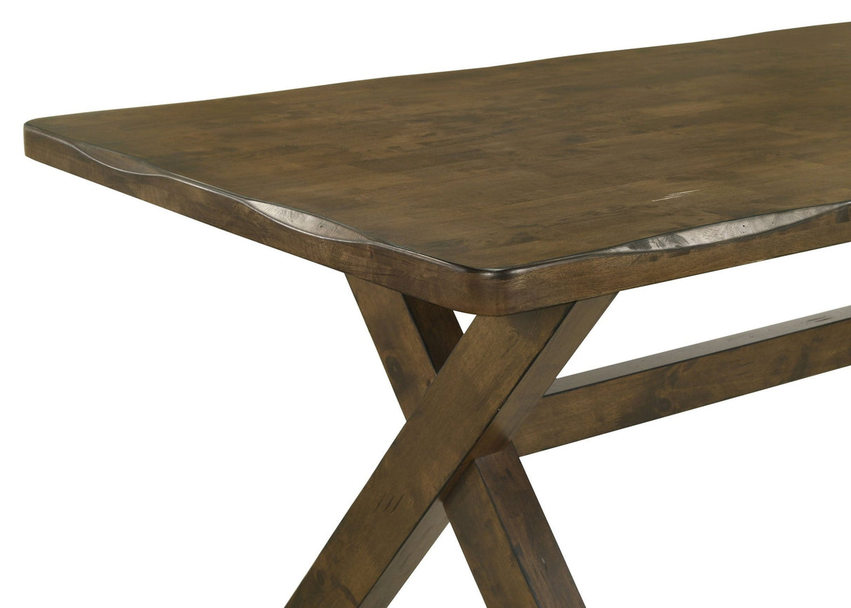 Alston X - shaped Dining Table Knotty Nutmeg | Coaster | Home Elegance USA