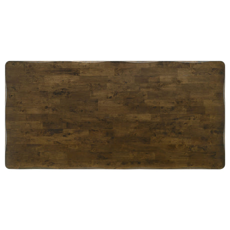Alston X - shaped Dining Table Knotty Nutmeg | Coaster | Home Elegance USA