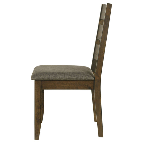 Alston Ladder Back Dining Side Chairs Knotty Nutmeg and Brown (Set of 2) | Coaster - 106382 - Home Elegance USA - 5