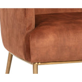 Cameron Lounge Chair - Nono Rust | Sunpan | Home Elegance USA