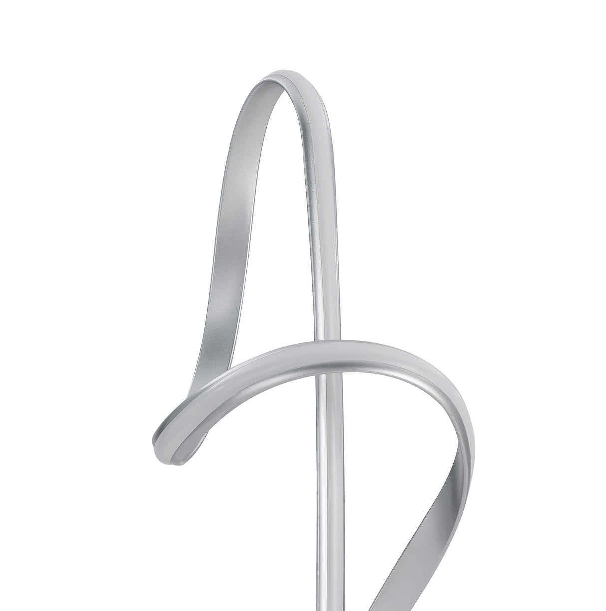 Budapest Dimmable LED 63" Tall Floor Lamp // Silver  | Finesse -  Home Elegance USA